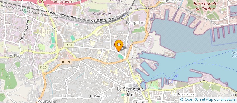 localisation de l'entreprise LOGISTIQUE BATIMENT ELECTRICITE à LA SEYNE-SUR-MER