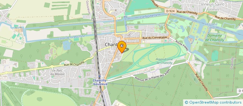 localisation de l'entreprise LOGISTIQUE CARAIBES SERVICES à CHANTILLY
