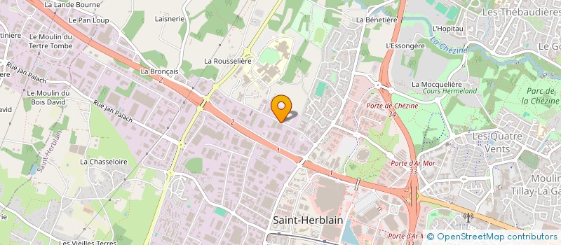 localisation de l'entreprise LOGISTIQUE CONDITIONNEMENT DISTRI à SAINT-HERBLAIN