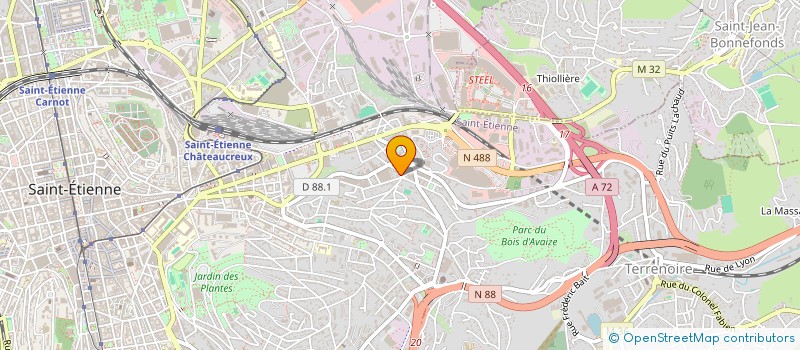 localisation de l'entreprise LOGISTIQUE CONSEIL  SAINT-ETIENNE