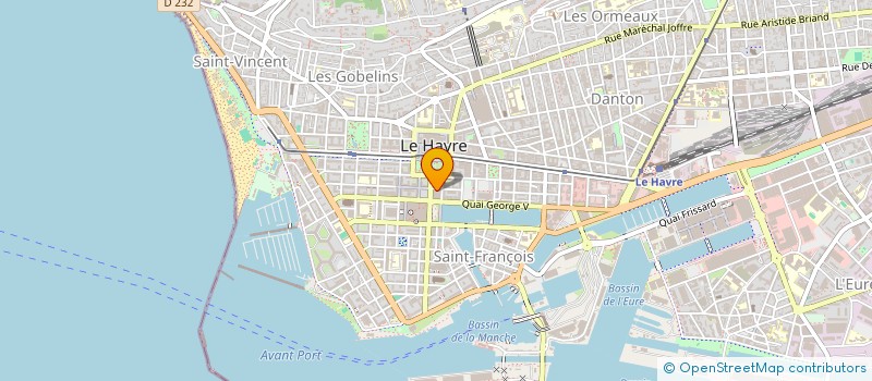 localisation de l'entreprise LOGISTIQUE CONSEIL SERVICES à LE HAVRE