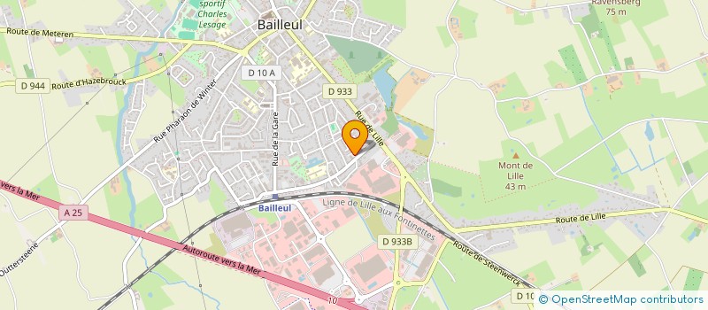 localisation de l'entreprise LOGISTIQUE DES FLANDRES à BAILLEUL