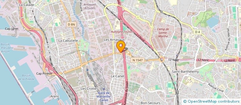 localisation de l'entreprise LOGISTIQUE DU COMMERCE EXTERIEUR à MARSEILLE