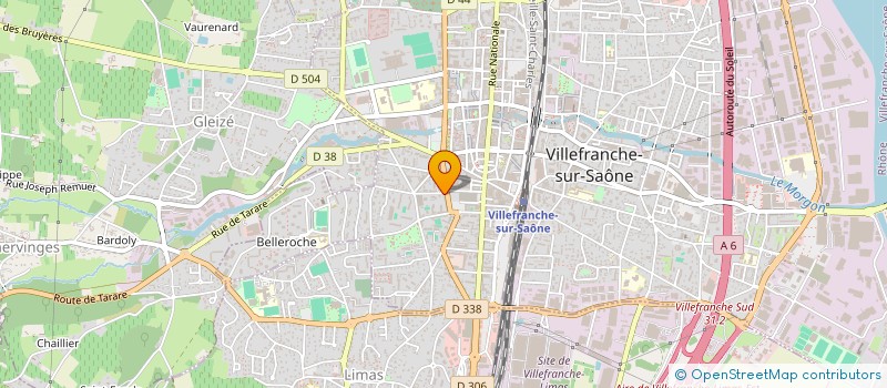 localisation de l'entreprise LOGISTIQUE ET SERVICES INTERNATIONAUX à VILLEFRANCHE-SUR-SAONE