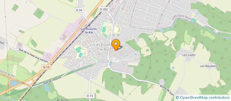 localisation de l'entreprise LOGISTIQUE EVOLUTIVE à LES ESSARTS-LE-ROI