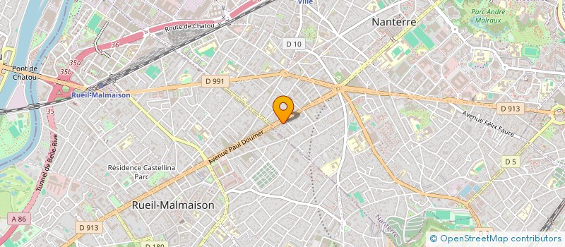 localisation de l'entreprise LOGISTIQUE EVOLUTIVE ENTRE CONSTRUC SCES à NANTERRE