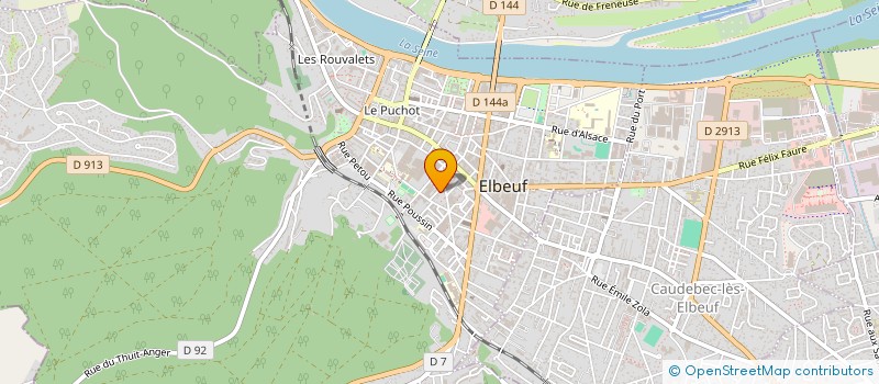 localisation de l'entreprise LOGISTIQUE FRAIS à ELBEUF