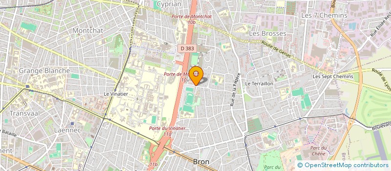 localisation de l'entreprise LOGISTIQUE GLOBALE.ASSO à BRON