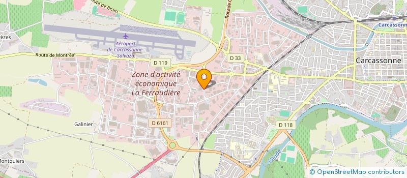 localisation de l'entreprise LOGISTIQUE HUMANITAIRE EUROPEENNE à CARCASSONNE