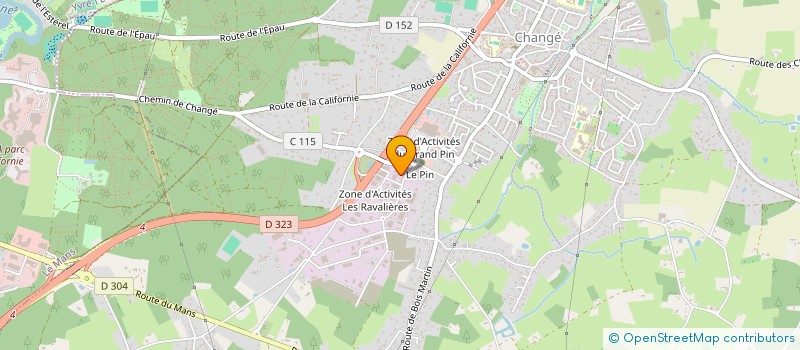 localisation de l'entreprise LOGISTIQUE INDUSTRIELLE MANINTENANCE  CHANGE