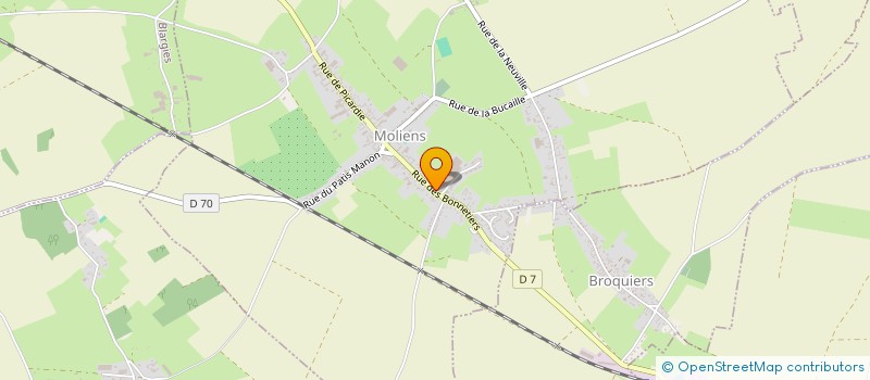 localisation de l'entreprise LOGISTIQUE MOLIENS  MOLIENS