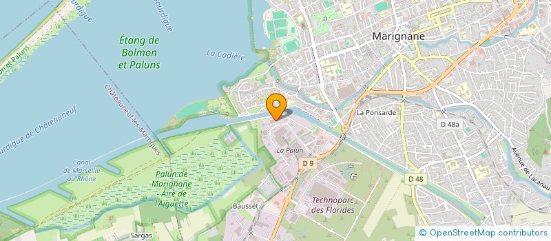 localisation de l'entreprise LOGISTIQUE SERVICE FROID à MARIGNANE
