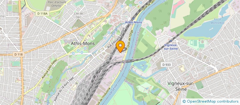 localisation de l'entreprise LOGISTIQUE SERVICES à ATHIS-MONS