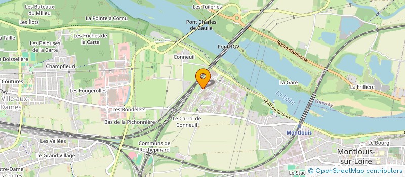 localisation de l'entreprise LOGISTIQUE SERVICES PARTENAIRE à MONTLOUIS-SUR-LOIRE