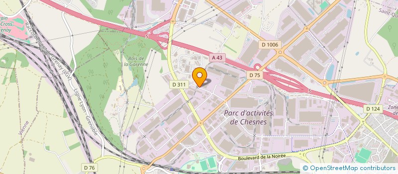 localisation de l'entreprise LOGISTIQUE SQF  SAINT-QUENTIN-FALLAVIER