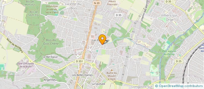 localisation de l'entreprise LOGISTIQUE-STOCKAGE-ENTREPOT à LONGPONT-SUR-ORGE