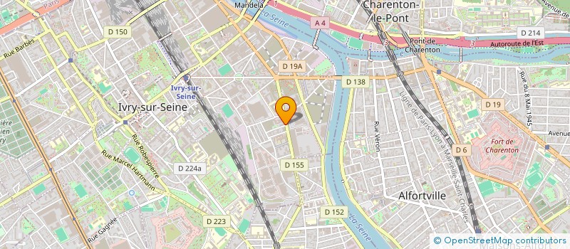 localisation de l'entreprise LOGISTIQUE TRANSPORT SERVICES  IVRY-SUR-SEINE