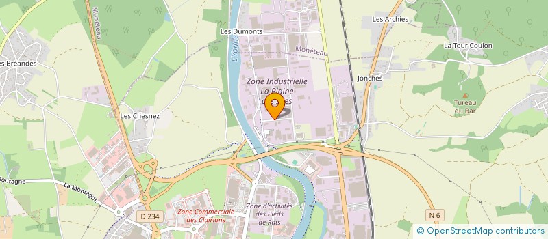 localisation de l'entreprise LOGISTIQUE TRANSPORTS ET DISTRIBUTION à AUXERRE