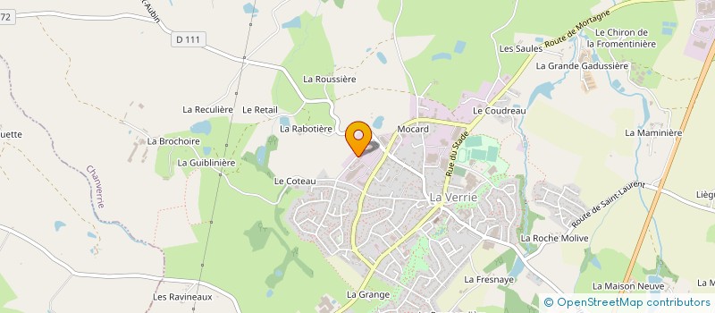 localisation de l'entreprise LOGISTIQUE TRANSPORTS GRAVELEAU à CHANVERRIE
