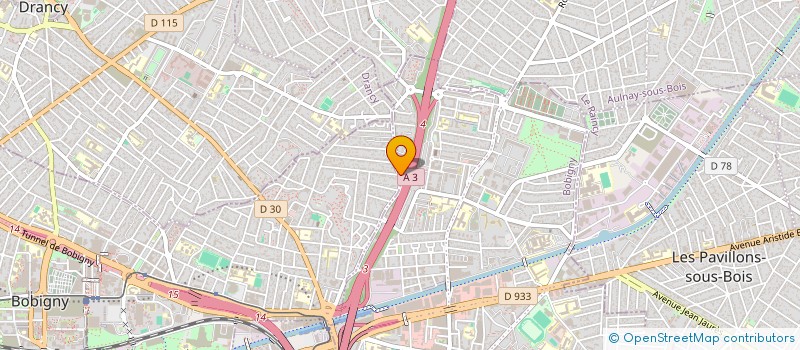 localisation de l'entreprise LOGISTO  BONDY