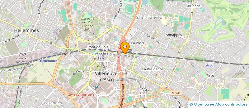 localisation de l'entreprise LOGISTOCK à VILLENEUVE-D'ASCQ