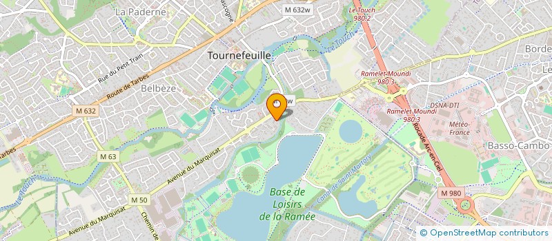 localisation de l'entreprise LOGISUD SERVI INGENI LOGICIEL  TOURNEFEUILLE