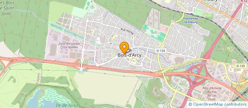 localisation de l'entreprise LOGISVENTES 78 à BOIS-D'ARCY