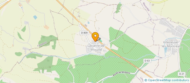 localisation de l'entreprise LOGISVERT à LASSERRE-DE-PROUILLE