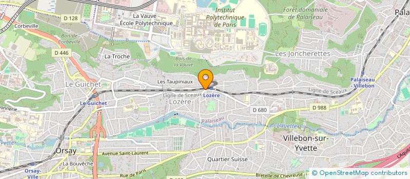 localisation de l'entreprise LOGISVERT GESTION à PALAISEAU