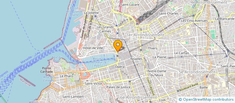 localisation de l'entreprise LOGITEAM 13 à MARSEILLE
