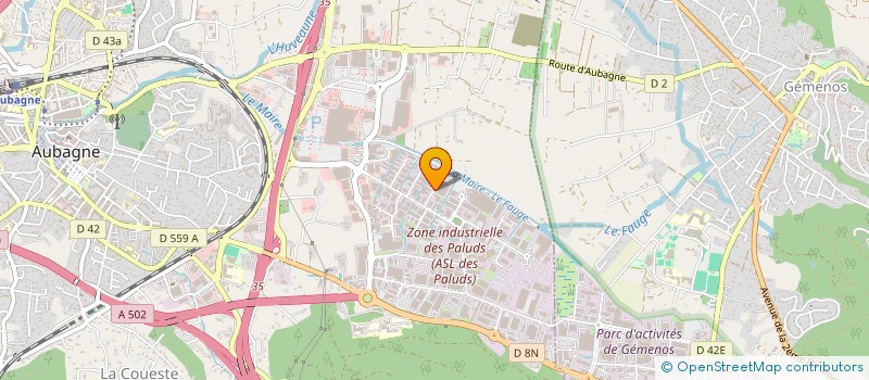 localisation de l'entreprise LOGITEC à AUBAGNE