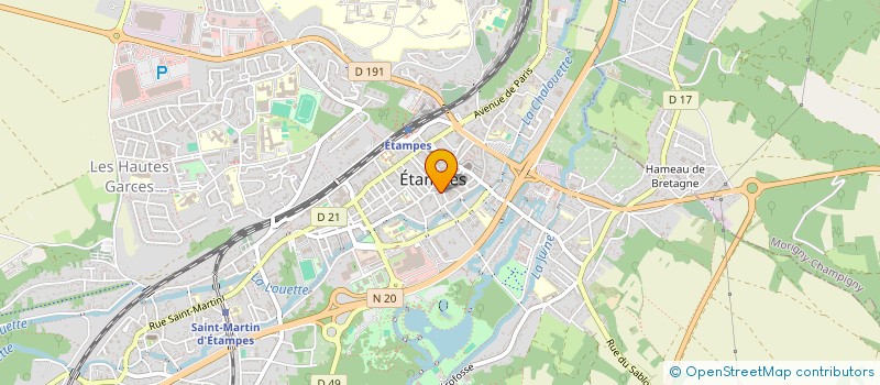 localisation de l'entreprise LOGITEK GROUP  ETAMPES