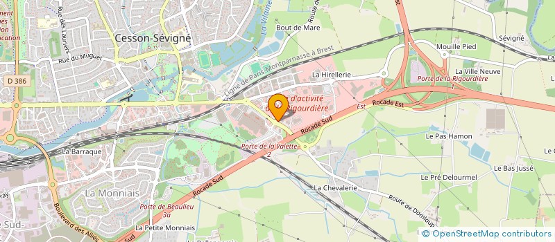 localisation de l'entreprise LOGITEST à CESSON-SEVIGNE