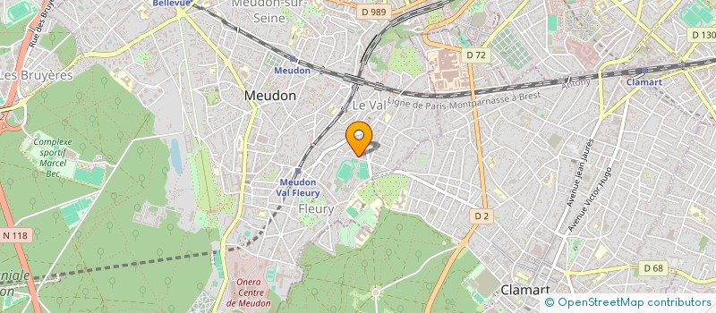 localisation de l'entreprise LOGITEXT  MEUDON