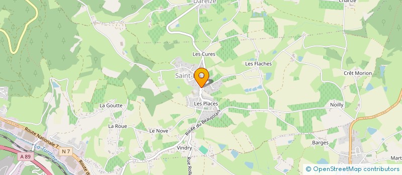 localisation de l'entreprise LOGITHERM à VINDRY-SUR-TURDINE