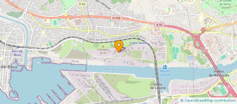 localisation de l'entreprise LOGITRAB à MARTIGUES