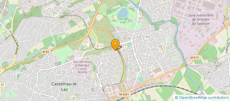 localisation de l'entreprise LOGITRADE à CASTELNAU-LE-LEZ