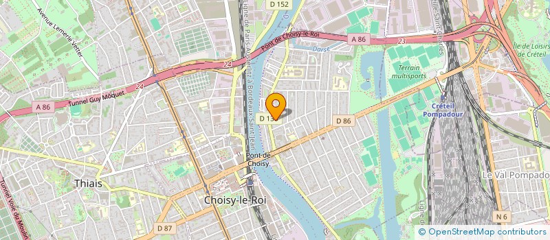 localisation de l'entreprise LOGITRANS  CHOISY-LE-ROI