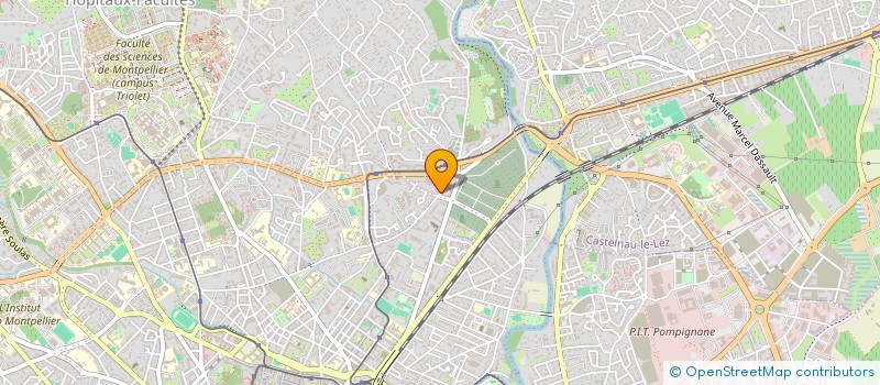 localisation de l'entreprise LOGITRANS34 à MONTPELLIER