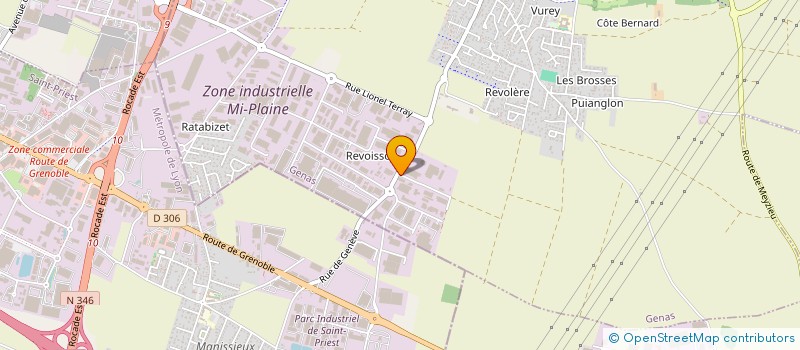 localisation de l'entreprise LOGITREX  GENAS