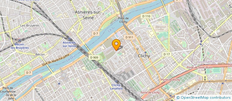 localisation de l'entreprise LOGITRUCK à CLICHY