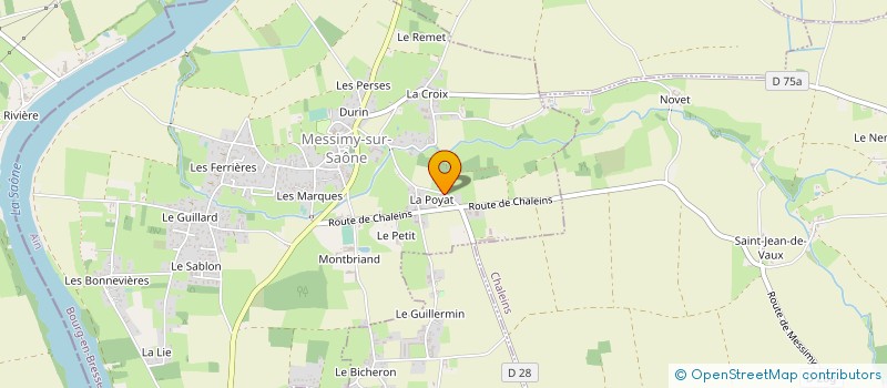 localisation de l'entreprise LOGITUDE à SAVIGNEUX