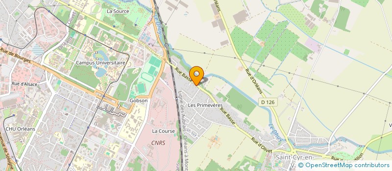 localisation de l'entreprise LOGIVAL à SAINT-CYR-EN-VAL