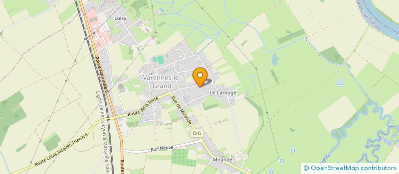 localisation de l'entreprise LOGIVERRE à VARENNES-LE-GRAND