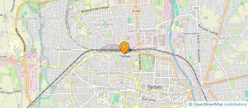 localisation de l'entreprise LOGIX à TARBES