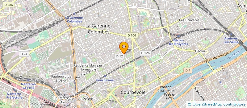 localisation de l'entreprise LOGIX à COURBEVOIE