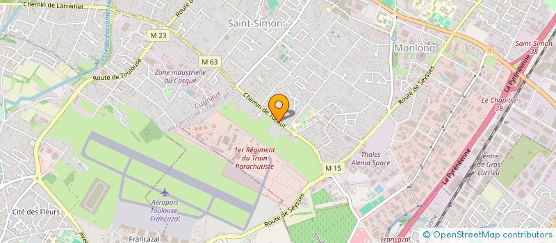 localisation de l'entreprise LOGIX à TOULOUSE
