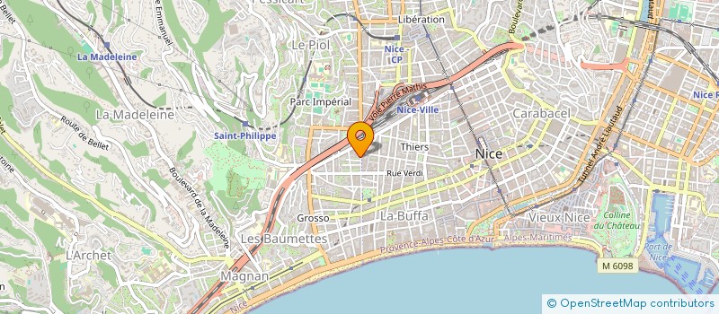 localisation de l'entreprise LOGMAPA à NICE
