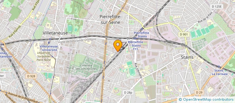 localisation de l'entreprise LOGNIB FOOD à DOMONT
