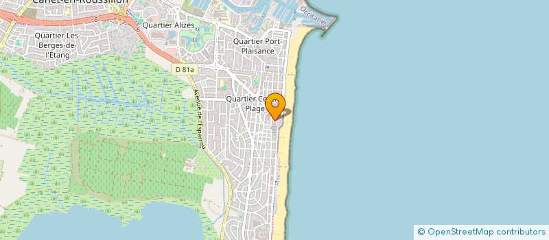 localisation de l'entreprise LOGNOS à CANET-EN-ROUSSILLON